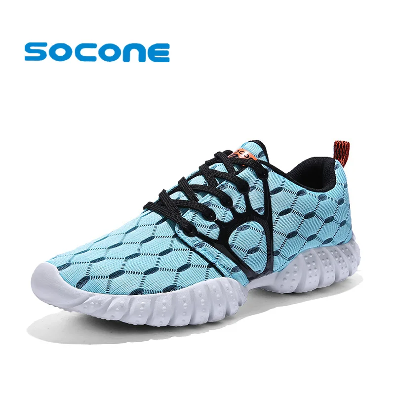 SOCONE/женские сетчатые кроссовки для бега дышащие летние женские спортивная обувь