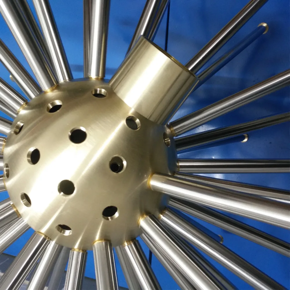 Прямая поставка с завода латунная насадка для фонтана хрустальный шар