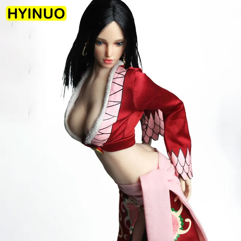 

1/6 Scale SET028 ONE PIECE Female Sexy Low-cut Dress Women Bifurcated Skirt Sculpt Model 12' Full Set Action Figure Dolls Toys