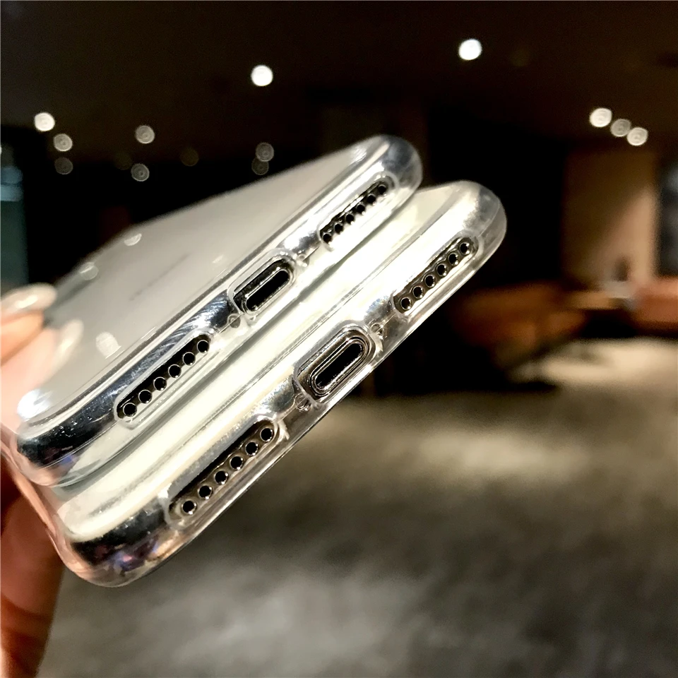 Прозрачный чехол из ТПУ для iphone XS MAX XR X SE 5 6 6s 7 8 Plus мягкий Sony XZ1 XZ2 XZ3 XZ4 XA XA1 XA2 Ultra |