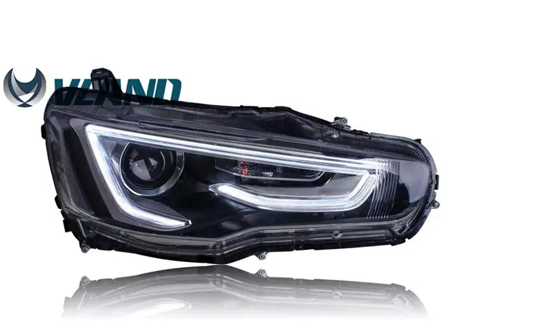 VLAND Factory для Lancer EVO EX 2008 2010 2012 светодиодный фонарь с поворотником+ plug and play+ DRL