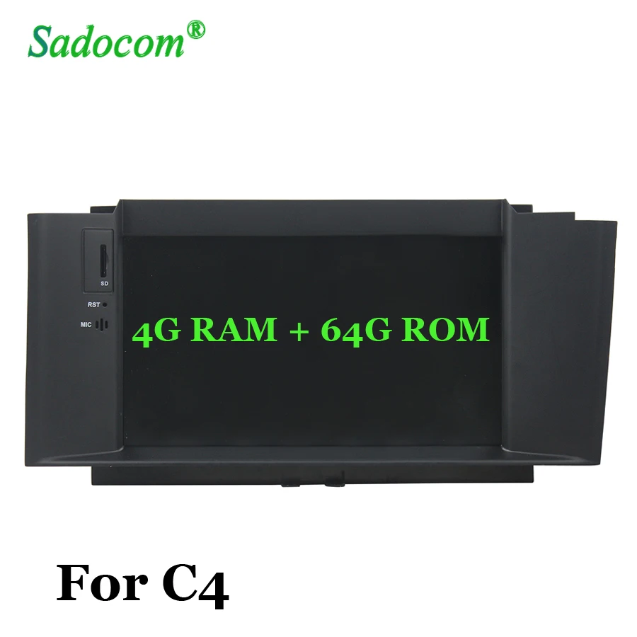 IPS Android 9. 0 4G + 64 Гб 8 ядер для Citroen C4 C4L DS4 0-2011 Автомобильный DVD-плеер GPS Glonass RDS радио wifi