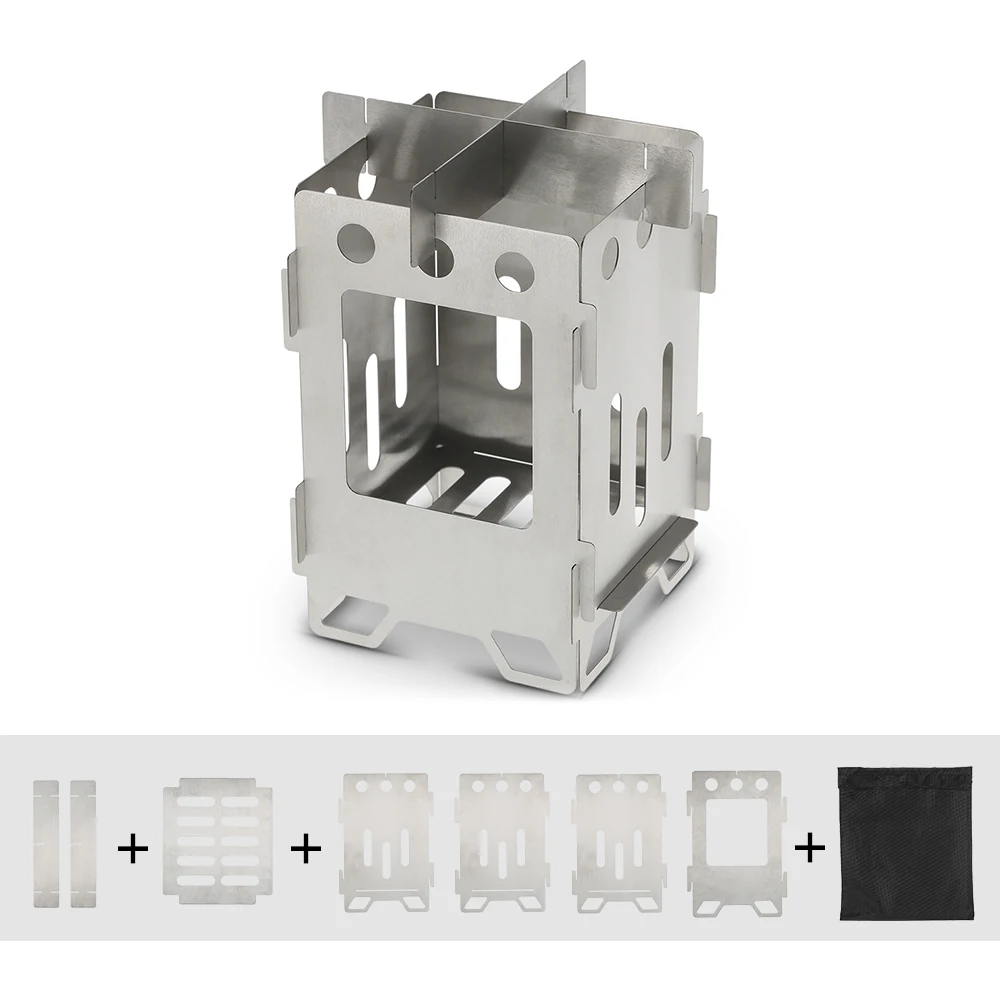 Новинка 2018 портативный складной рюкзак для кемпинга с дровяной горелкой печи