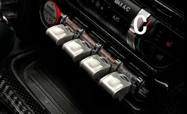 Декоративная кнопка управления центральным контролем и навигацией для FORD MUSTANG