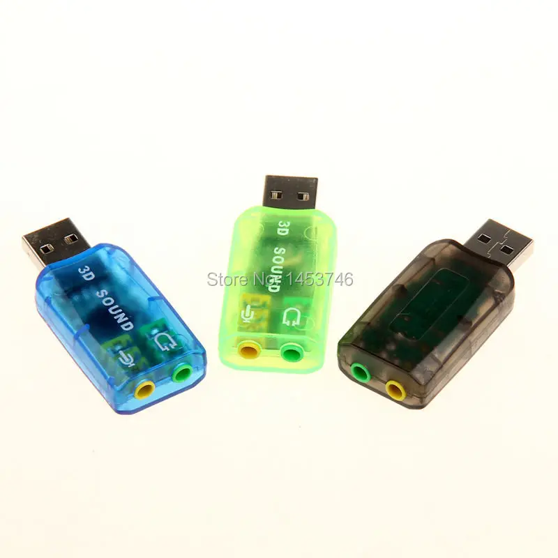 2015 High Quality 1 Piece Jack Converter Sound Card Adapter 3.5mm USB 2.0 Mic Speaker Audio Headset Microphone free shipping | Электроника