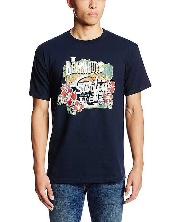 The Beach Boys Surfin США тропический рубашка SM MD LG XL XXL Новый|Мужские футболки| |