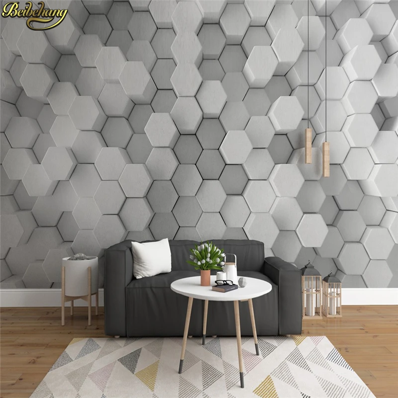 3d настенная Фреска для стен на заказ фото обои минималистичный Современный 3D