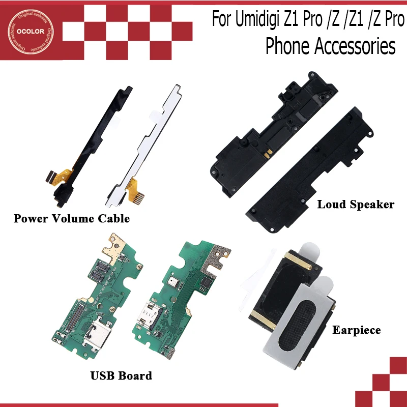 Цветной динамик для UMI Umidigi Z1 Pro Z громкий usb разъем плата зарядки объемный кабель