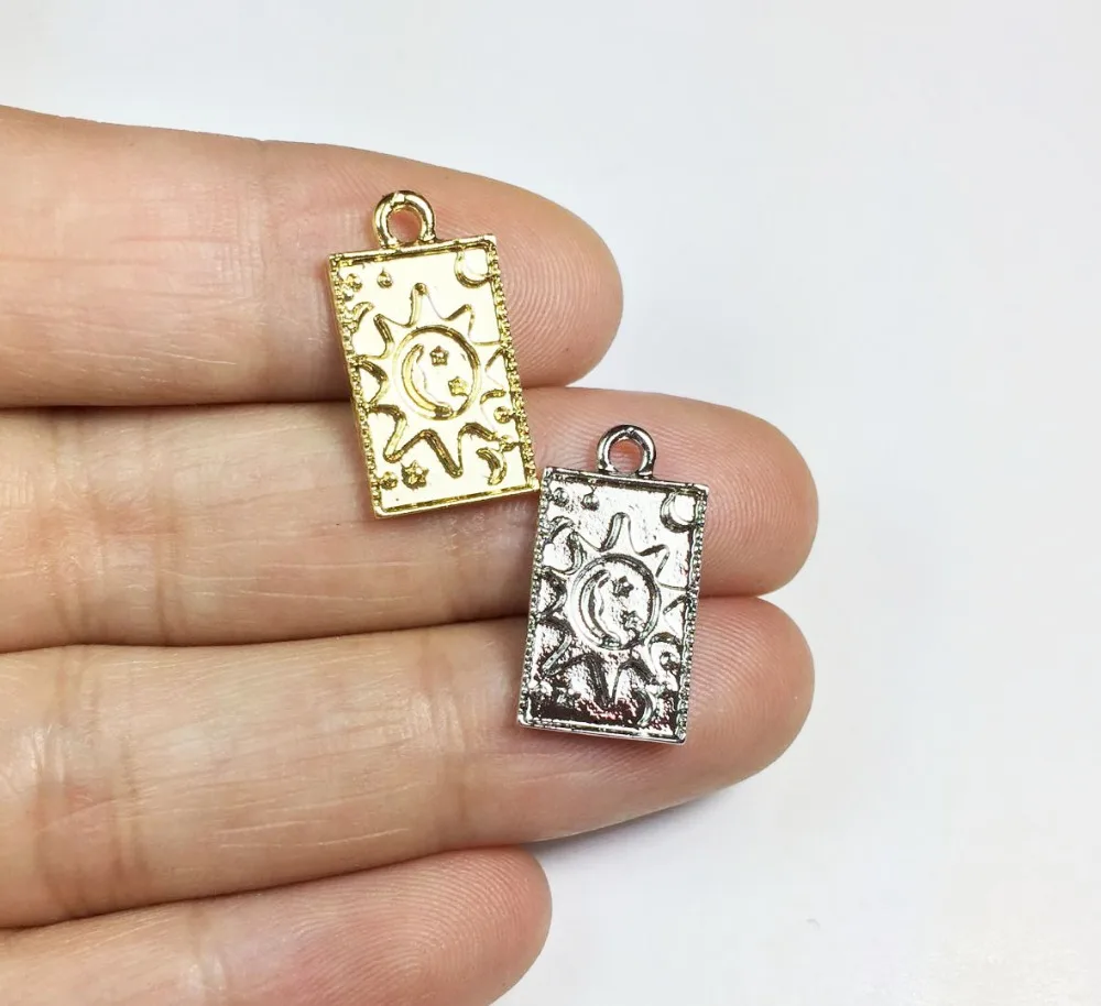 Eruifa 20pcs15*10 мм красивое солнце цинковый сплав подвесной кулон "сделай сам" ювелирные изделия ручной работы DIY 2 цвета