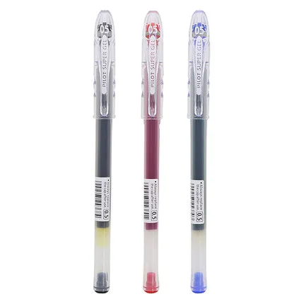1 шт PILOT BL SG 5 0 38 мм гелевая ручка 3 цвета гладкая и быстрая сушка для школы офиса