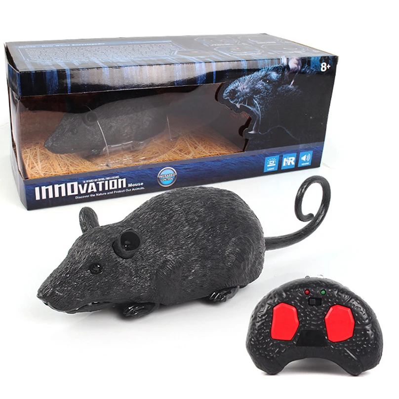 Children Tricky Toys Infrared Induction Electric Remote Control Mouse Pet Toy Realistic RC Simulation Animal Gift Dropshipping | Игрушки и