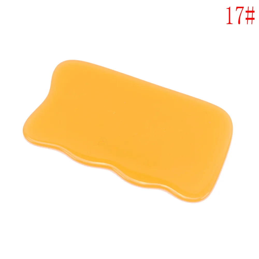 Новинка 1 шт. традиционный натуральный каучук Gua Sha для лица спа массажа тела