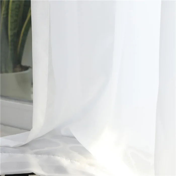 Matching Tulle MAKEHOME Роскошные жаккардовые затемняющие шторы больших пятен для гостиной высшего класса элегантные окна спальни современные Curtian на заказ - Цвет: Matching Tulle