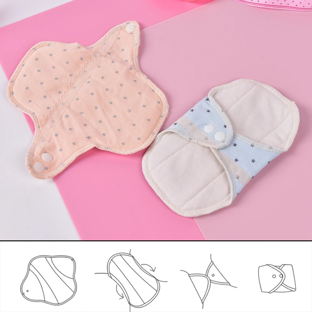 Женские Гигиенические моющиеся трусики с подкладкой из бамбуковой ткани Mama менструальные гигиенические подгузники для женщин многоразовые 14x8 см/5,5x3,15 дюйма