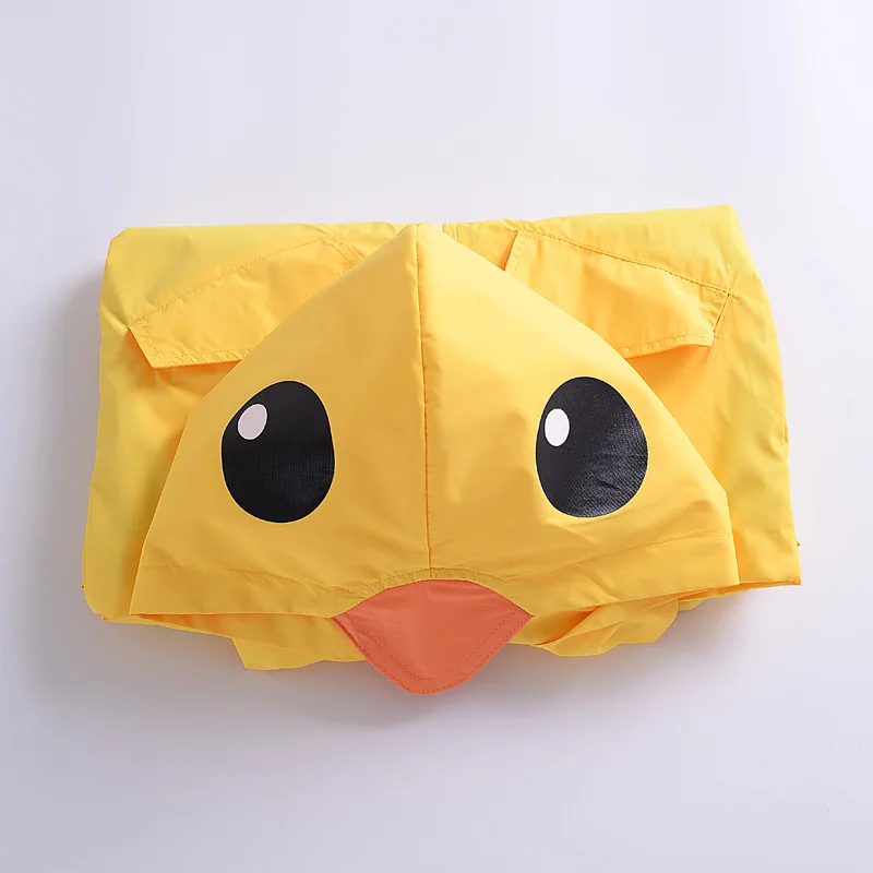 Детский плащ-дождевик унисекс с милым рисунком для мальчиков и девочек пальто на