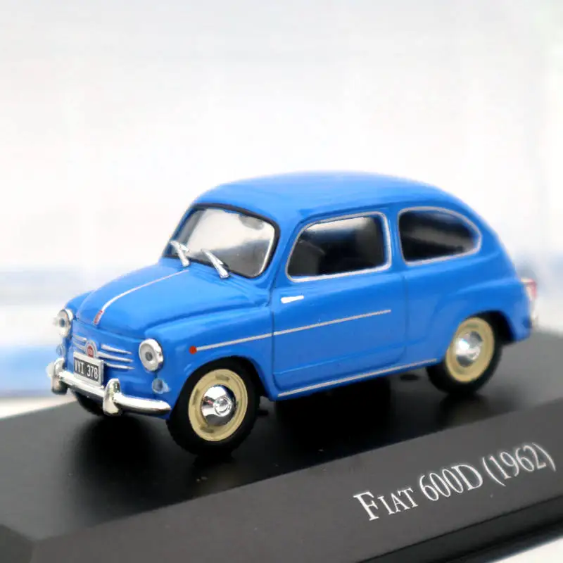 IXO alтая 1:43 Fiat 600D 1962 синий литье под давлением модели Ограниченная серия Коллекция игрушек автомобиль