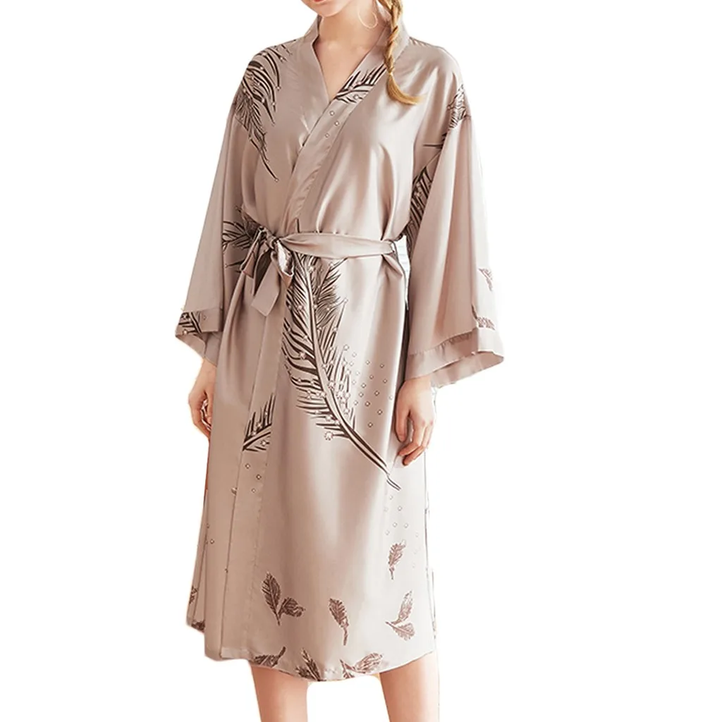 Летняя женская пижама с имитацией шелка Женская Сексуальная Ночная одежда