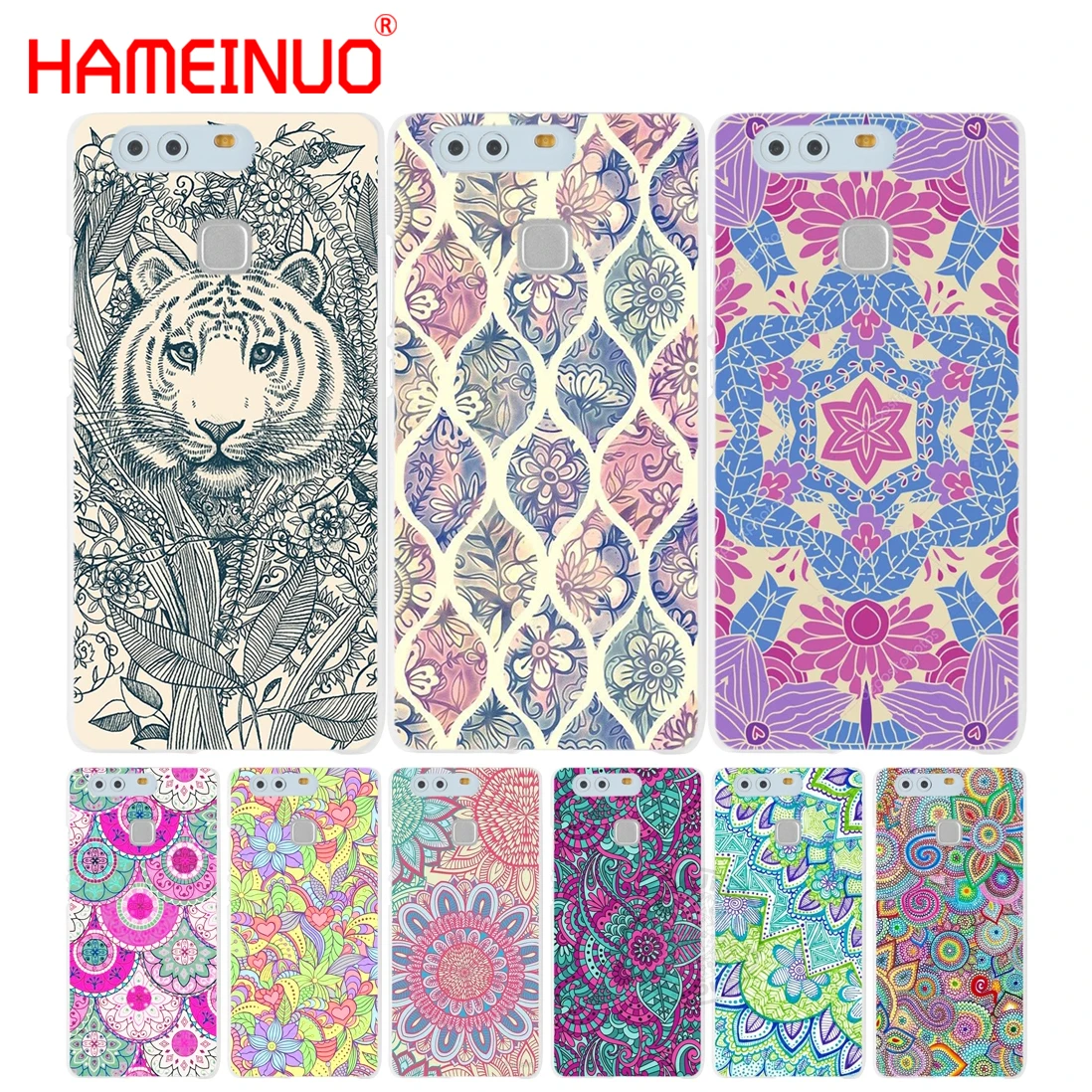 HAMEINUO чехол для телефона с изображением мандалы цветка дурмана huawei Ascend P7 P8 P9 P10 lite