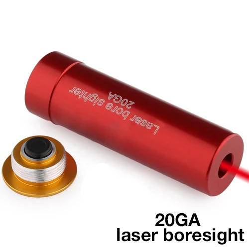 Лазерный Диаметр Sighter 20 Калибр 20GA Картридж красный лазерный прицел Boresighter для