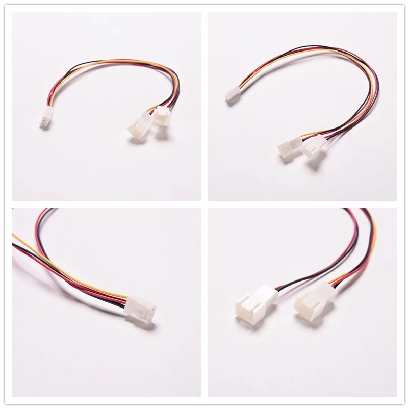3 Pin PC чехол для компьютера Вентилятор Мощность Y сплиттер кабель свинцовый 1
