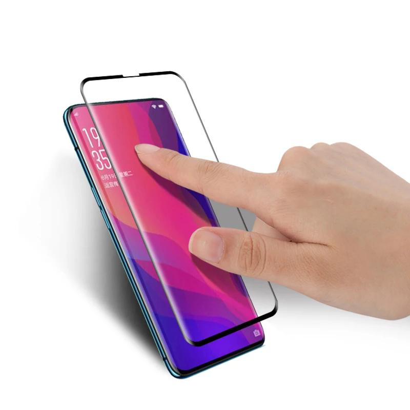 3D изогнутое закаленное стекло для OPPO Find X полноразмерная защитная пленка