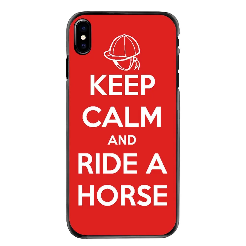 С надписью Keep Calm and верхом на лошади пони плакат для samsung Galaxy Note 2 3 4 5 S2 S3 S4 S5 мини S6 S7