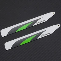 1pair 155mm main rotor blade propeller trio 180cfx porps replacement bolt hole 1 6mm parts for rc mini helicopter rc heli model