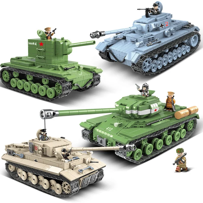 Военная серия World War II WW.2 war скорая помощь танк бронированная машина модель