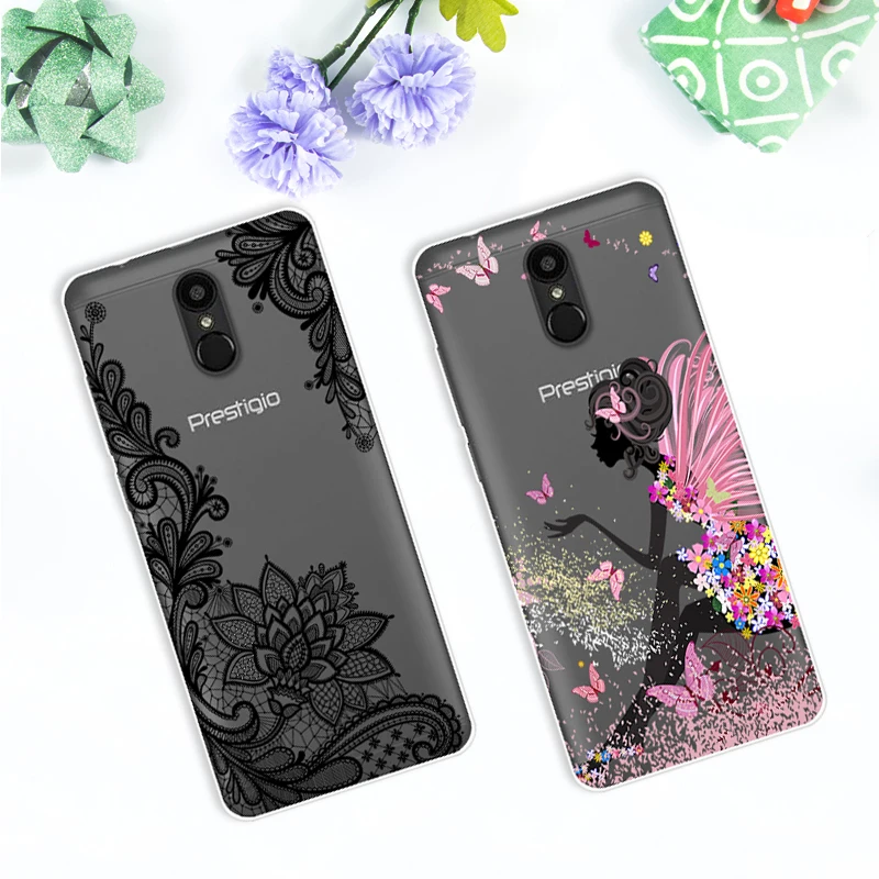 Case For Prestigio Muze E7 Lte 5.5 Transparent Printing Drawing Silicone Phone Cover PSP7512DUO |