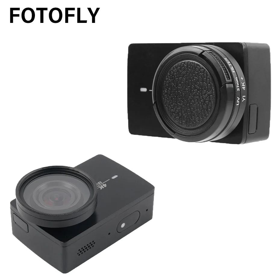 Фильтр для экшн камеры FOTOFLY Yi 4K UV CPL ND2/4/8 12.5X набор фильтров макросъемки Xiao yi Lite Plus
