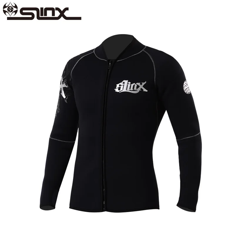 5mm Diving jacket Slinx унисекс 3/5 мм Неопреновая куртка флисовая подкладка гидрокостюм для кайтсерфинга серфинга виндсерфинга купальники для лодок подводный сохраняет теплый костюм для дайвинга - Цвет: 5mm Diving jacket