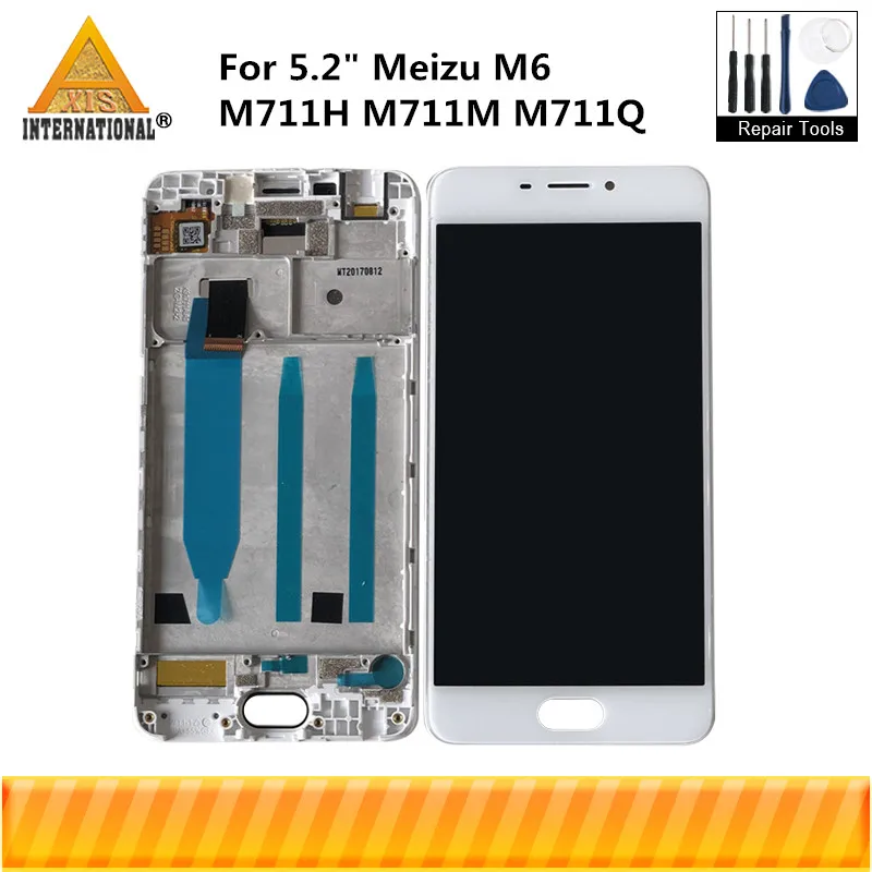 Axisinternational для 5," Meizu M6 Meilan 6 M711Q M711C M711M ЖК-дисплей и сенсорная панель дигитайзер с рамкой