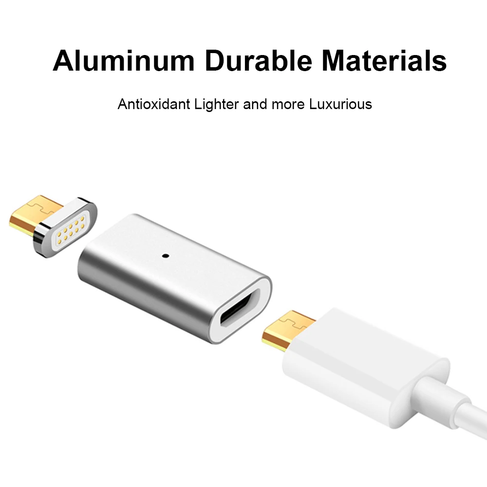 Micro USB Магнитный зарядный адаптер для передачи данных конвертер SAMSUNG S6 S7 Edge HTC Xiaomi