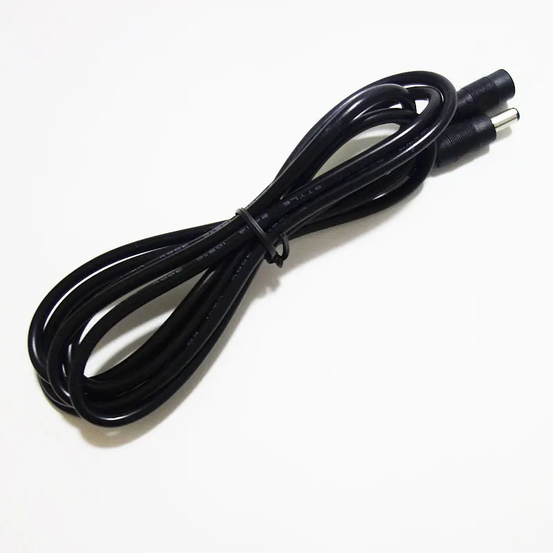 1 м 2 м 3 м 5 м 18AWG 22AWG черный белый 5,5 мм x 2,1 мм мама-папа DC адаптер питания удлинитель провода кабель