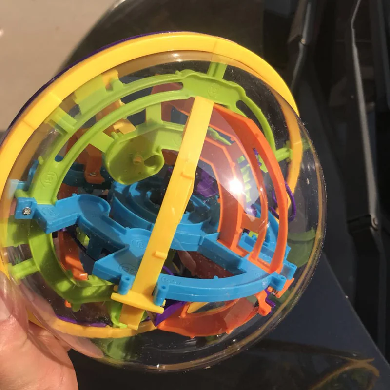 Шаг 158 шаг 3D волшебный Интеллектуальный шар мраморная головоломка игра perplexus
