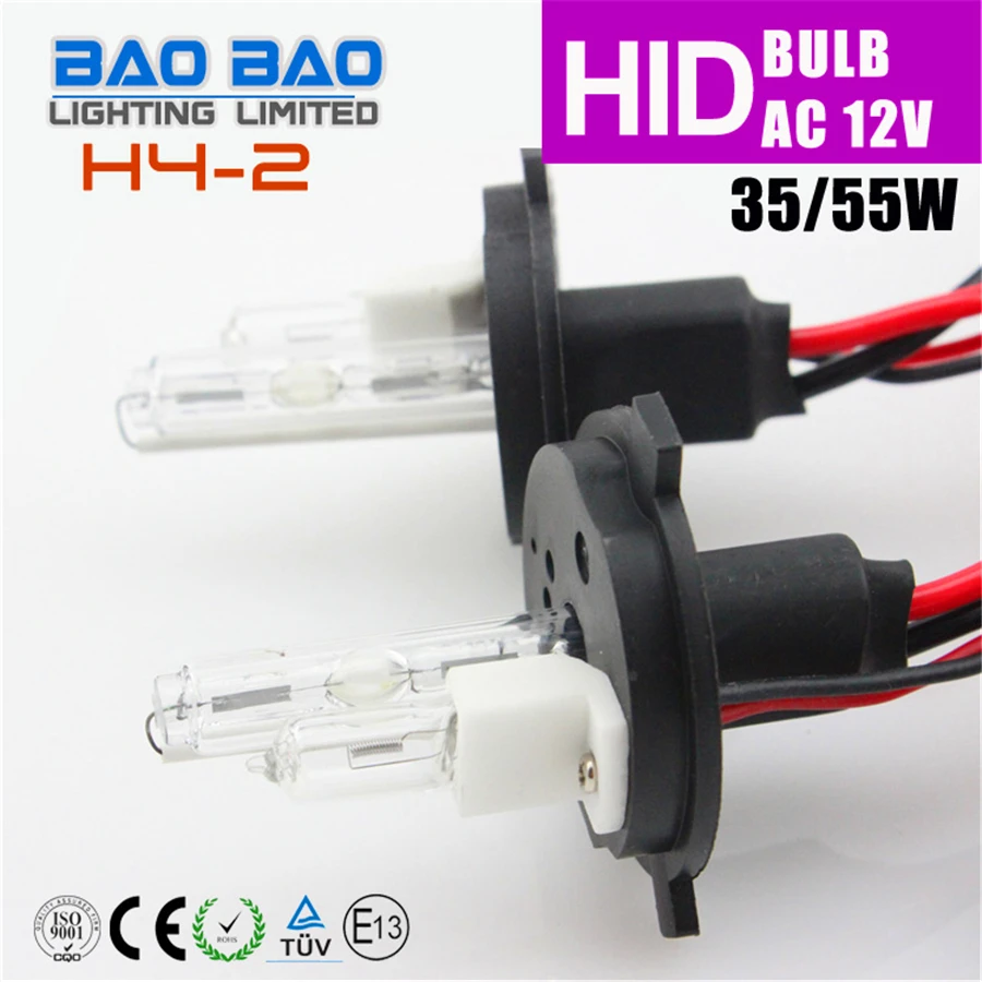 BAOBAO ксеноновые фары для автомобиля H4 H/L AC 35 Вт/55W 4300K 6000K 8000K HID Xenon разговор