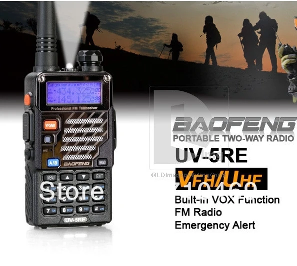 Рация Baofeng Двухдиапазонная радиоприемник передатчик UV 5RE 136 174 МГц и 400 520 МГц|radio