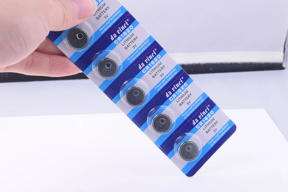 Ае кнопка батареи 5 шт. 3 В литиевая монета ячеек CR1620 1620 ECR1620 EE6222|button battery|battery cr1620coin