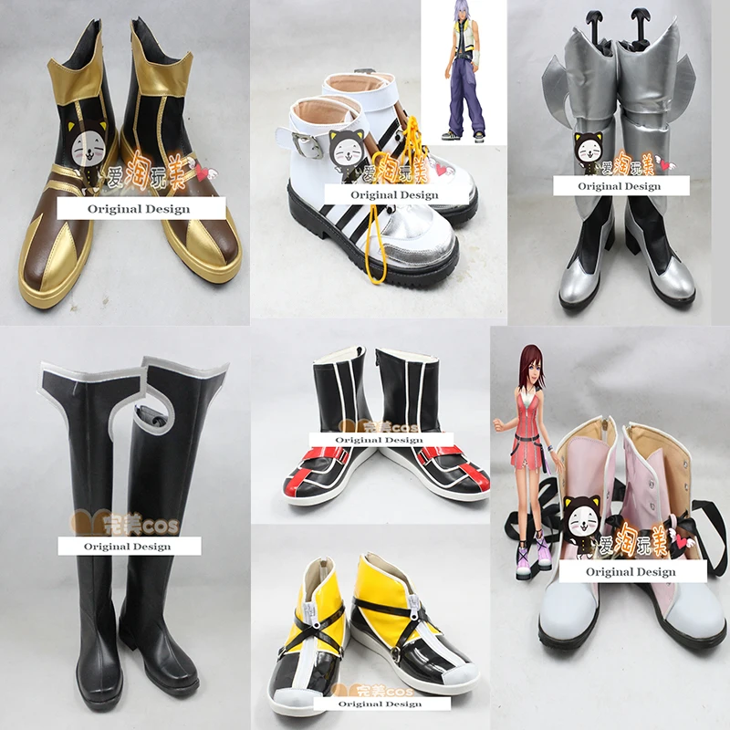 Kingdom Hearts ROXAS Riku True Sora Kairi группа персонажей аниме костюм для косплея обувь|Туфли| |