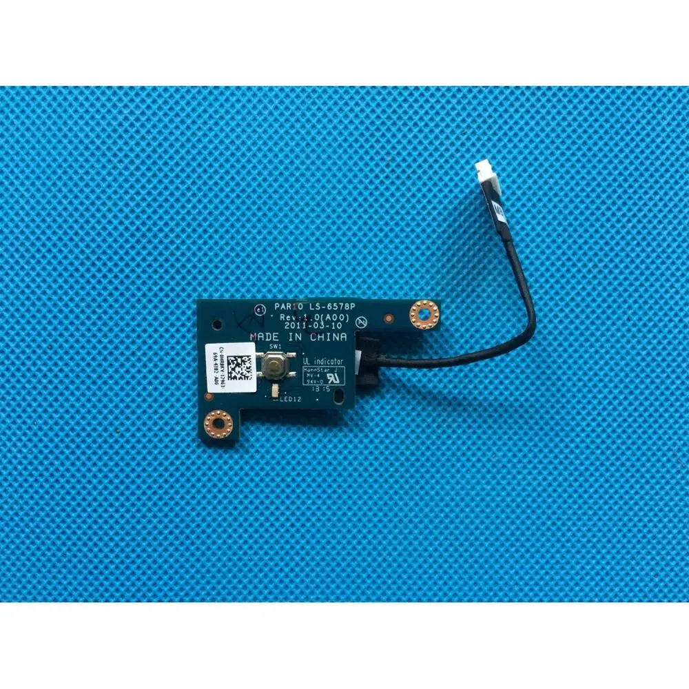 

HR8KV 0HR8KV CN-0HR8KV оригинальная новая плата кнопки питания с кабелем PAR10 LS-6578P для Alienware M18x