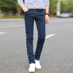 Весенние и осенние Стрейчевые брюки, джинсы для мальчиков, новый тренд, высокое качество, облегающие Молодежные прямые брюки, большие размеры, 2019