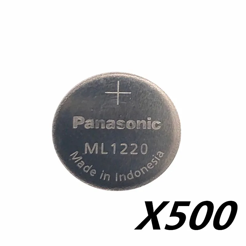 500 шт./лот новая cmos-батарея Panasonic ML1220 перезаряжаемая 3 в Rtc резервный резерв часов