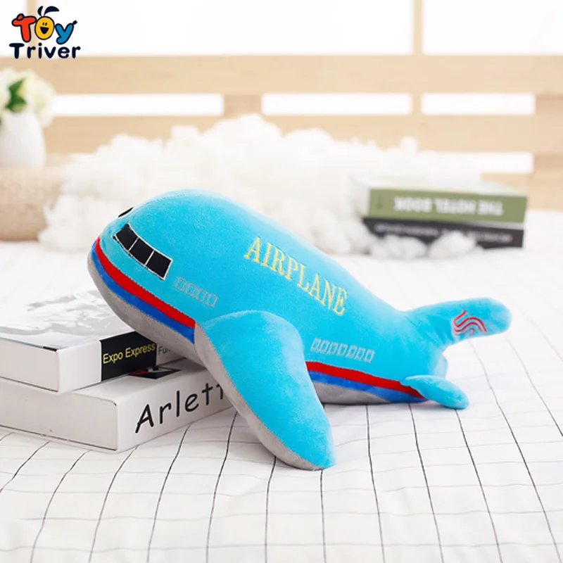 Airplane Plane Aircraft Plush Toy Triver Stuffed Doll Baby Kids Boy Children Birthday Christmas Gift Home Decor Drop Shipping | Игрушки и