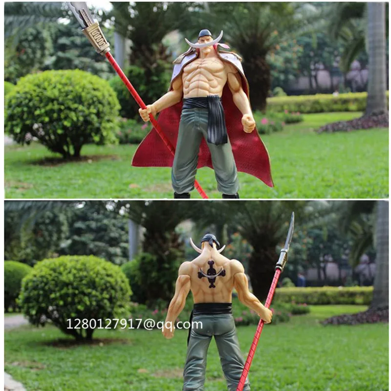 Аниме ONE PIECE белая борода Пираты три поколения Эдвард Ньюгейт старшая версия ПВХ