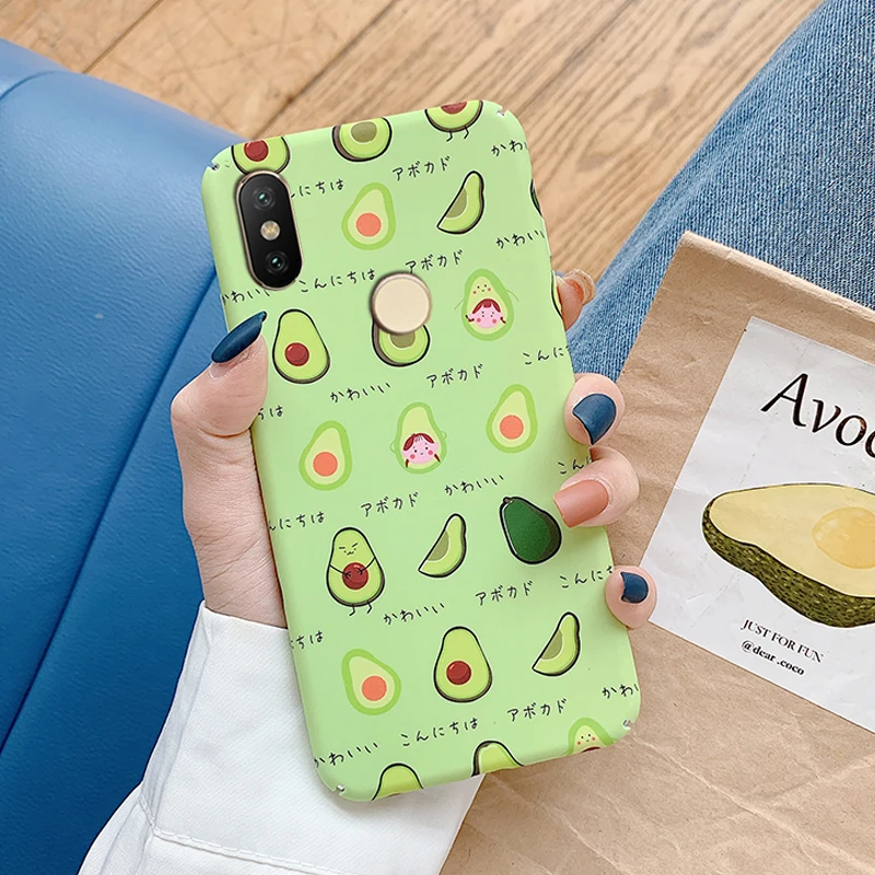 ShuiGuo YonLinTan coque, чехол, чехол, для Xiaomi mi 6X A2 mi A2 mi 6X, Роскошный Жесткий чехол из поликарбоната с милым мультяшным цветочным принтом, чехол s - Цвет: ShuiGuo