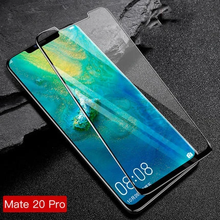 Mate 20 Pro Полное покрытие для huawei mate 20/mate 20 Pro ультратонкий 9H закаленное изогнутое стекло защитная пленка HD на mate 20 - Цвет: Mate 20 Pro