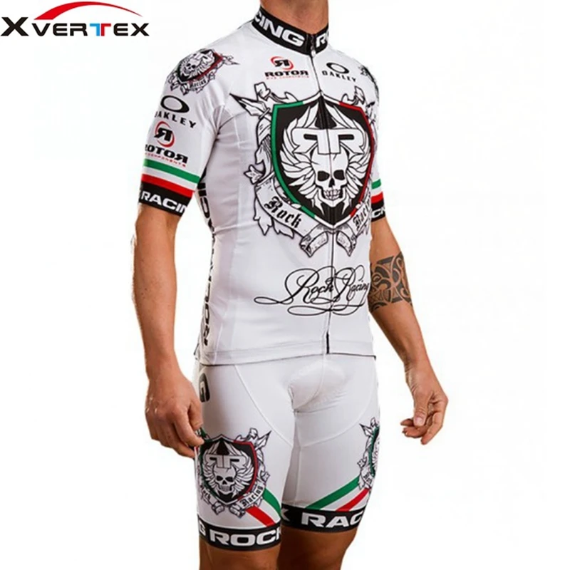 Cycling Team Комплект 2018 rock racing bicyle одежда UCI Pro Гонки Велоспорт Джерси с коротким