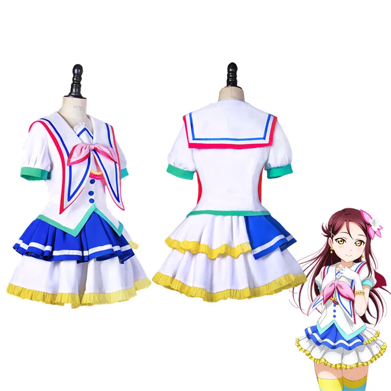 Аниме LoveLive Sunshine Aqours Косплей костюмы Love Live для женщин и девушек форма Kurosawa Dia Ruby Takami