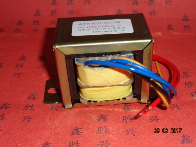 11V 0 1A 190V 10mA трансформатор 220V вход 25VA EI57 * 35 водонагреватель для WR