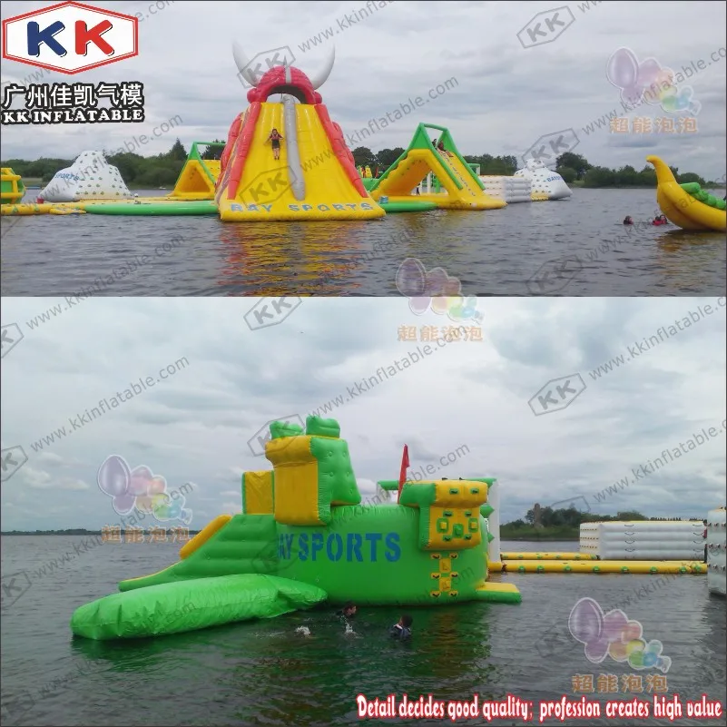 Морская доставка аквапарк надувная плавающая игровая площадка для